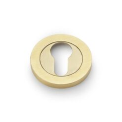 Alexander And Wilks Escutcheon Euro Profile On 50X6mm Rose Satin Brass Pvd AW390SBPVD