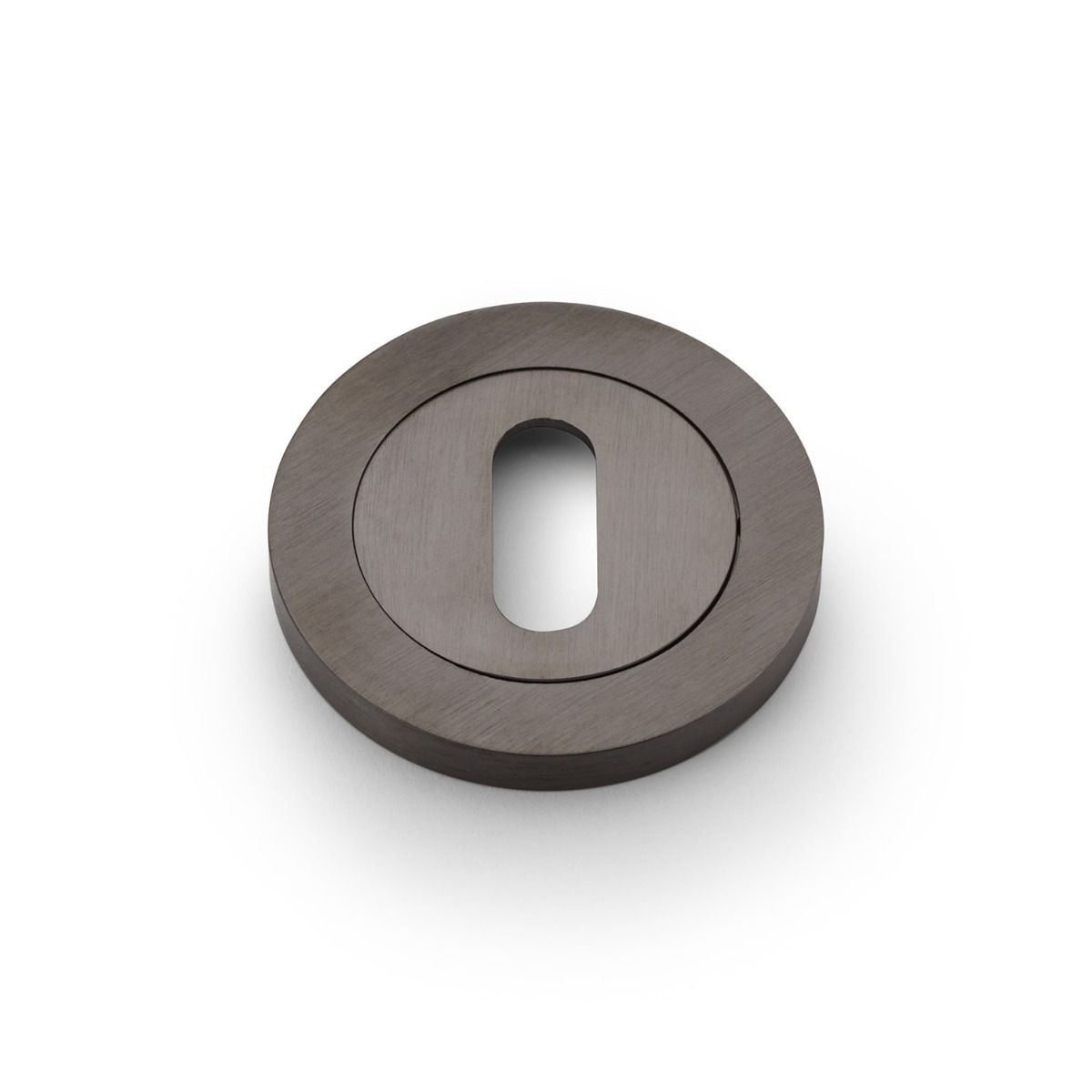 Alexander And Wilks Escutcheon Standard Profile On 50X6mm Rose Dark Bronze Pvd AW391DBZPVD