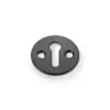Alexander And Wilks Victorian Escutcheon Std Profile Black Powder Coat AW399BLK