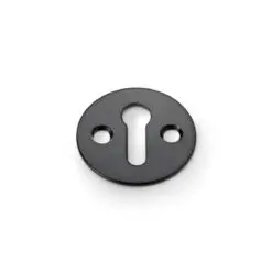 Alexander And Wilks Victorian Escutcheon Std Profile Black Powder Coat AW399BLK