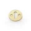 Alexander And Wilks Victorian Escutcheon Std Satin Brass AW399SB