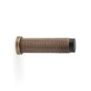 Alexander And Wilks Brunel Diamond Knurled 75mm Cylinder Doorstop Ant Brass AW600-75-AB