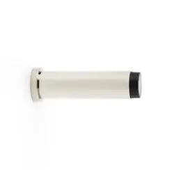 Alexander And Wilks Projection Cyl. Doorstop Plain 75X20mm Pol Nickel Pvd AW601-75-PNPVD