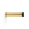 Alexander And Wilks Projection Cyl. Doorstop Plain 75X20mm Satin Brass Pvd AW601-75-SBPVD