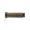Alexander And Wilks Projection Cyl. Doorstop Reeded 75X20mm Antique Brass AW602-75-AB