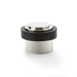 Alexander And Wilks Floor Mounted Doorstop Plain 35X40mm Pol Nickel Pvd AW603PNPVD
