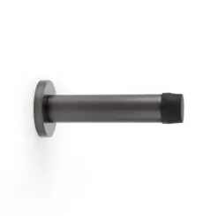 Alexander And Wilks Projection Cyl. Doorstop On Rose 75mm Dark Bronze AW616DBZ
