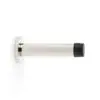 Alexander And Wilks Projection Cyl. Doorstop On Rose 75mm Polished Nickel AW616PN