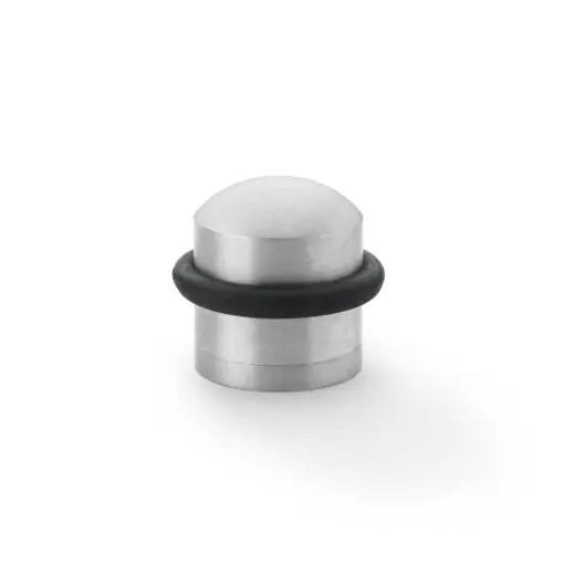Alexander And Wilks Dome Top Floor Mounted Door Stop Satin Chrome AW638SC