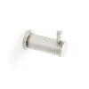 Alexander And Wilks Brunel Diamond Knurled Coat Hook Polished Nickel Pvd AW775PNPVD