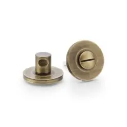 Alexander And Wilks Thumbtun & Release Plain On 50X6mm Rose Antique Brass AW791AB