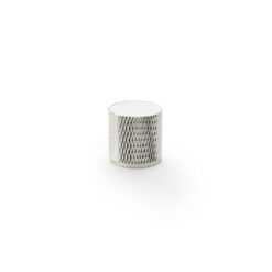 Alexander And Wilks Brunel Diamond Knurled Knob Small 20mm Polished Nickel AW800-20-PN