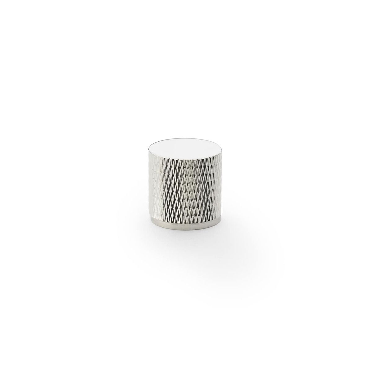 Alexander And Wilks Brunel Diamond Knurled Knob Small 20mm Polished Nickel AW800-20-PN