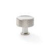 Alexander And Wilks Lucia Knurled Cabinet Knob 29mm Polished Nickel AW807K-29-PN