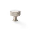Alexander And Wilks Lucia Knurled Cabinet Knob 29mm Satin Nickel AW807K-29-SN