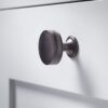 Alexander And Wilks Lynd Cupboard Knob 32mm Dia. Antique Brass AW808-32-AB