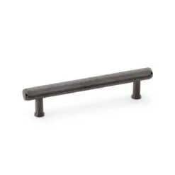 Alexander And Wilks Knurled T-Bar Cabinet Pull 160mm C/C Dark Bronze Pvd /Antique Brass AW809-160-DBZPVD/AB