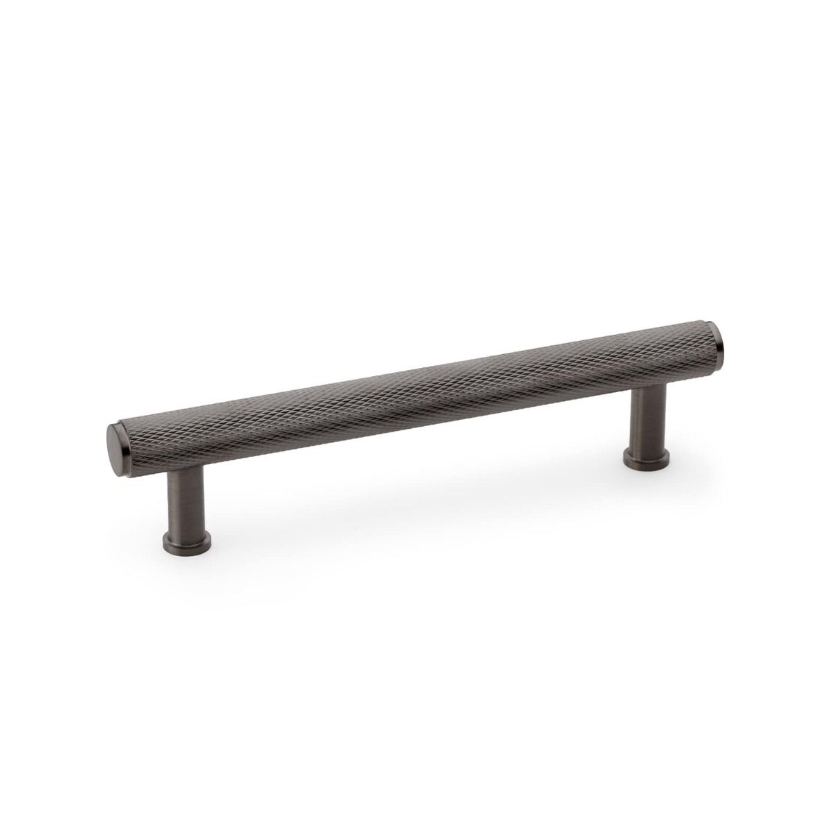 Alexander And Wilks Knurled T-Bar Cabinet Pull 160mm C/C Dark Bronze Pvd /Antique Brass AW809-160-DBZPVD/AB