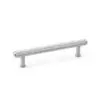 Alexander And Wilks Knurled T-Bar Cabinet Pull 128mm C/C Pol. / Satin Chrome AW809-128-PC/SC