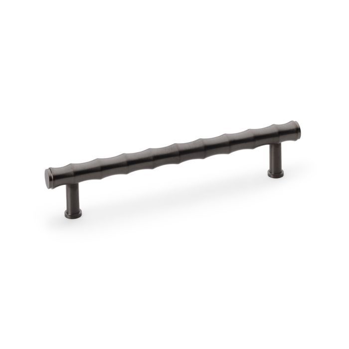 Alexander And Wilks Bamboo T-Bar Cabinet Pull 128Mm C/C Dark Bronze Pvd AW809B-128-DBZPVD