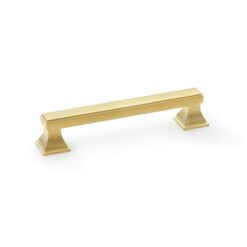 Alexander And Wilks Jesper Square Cabinet Pull 224mm C/C Satin Brass Pvd AW813-224-SBPVD