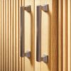 Alexander And Wilks Jesper Square Cabinet Pull 224mm C/C Polished Chrome AW813-224-PC
