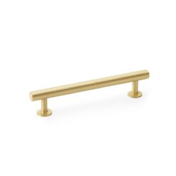 Alexander And Wilks Round T Bar Cabinet Pull Handle 192mm C/C Satin Brass AW814-192-SB