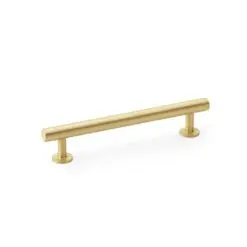 Alexander And Wilks Round T Bar Cabinet Pull Handle 192mm C/C Satin Brass AW814-192-SB