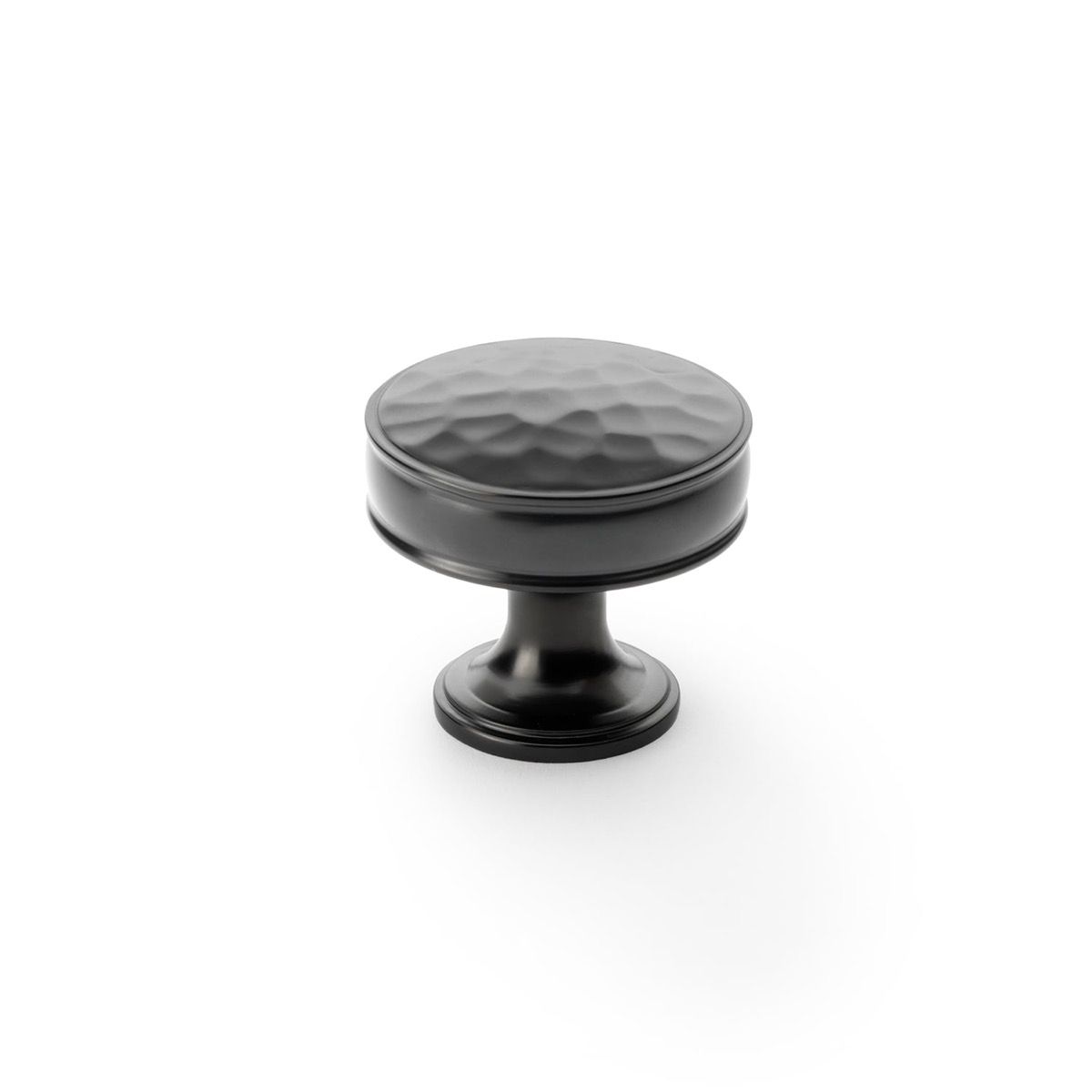 Alexander And Wilks Lynd Hammered Cupboard Knob 38mm Dia. Dark Bronze AW818-38-DBZ