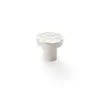 Alexander & Wilks Hanover Cupboard Knob Hammered Finish To Face Of Knob AW820-38-PN Polished Nickel