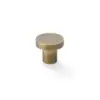 Alexander & Wilks Hanover Cupboard Knob Plain Surface On Face Of Knob AW821-30-AB Antique Brass