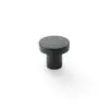 Alexander & Wilks Hanover Cupboard Knob Plain Surface On Face Of Knob AW821-38-BL Black