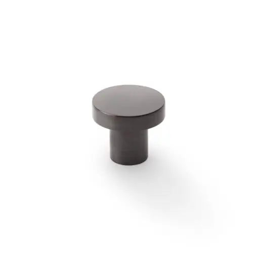 Alexander & Wilks Hanover Cupboard Knob Plain Surface On Face Of Knob AW821-38-DBZ Dark Bronze