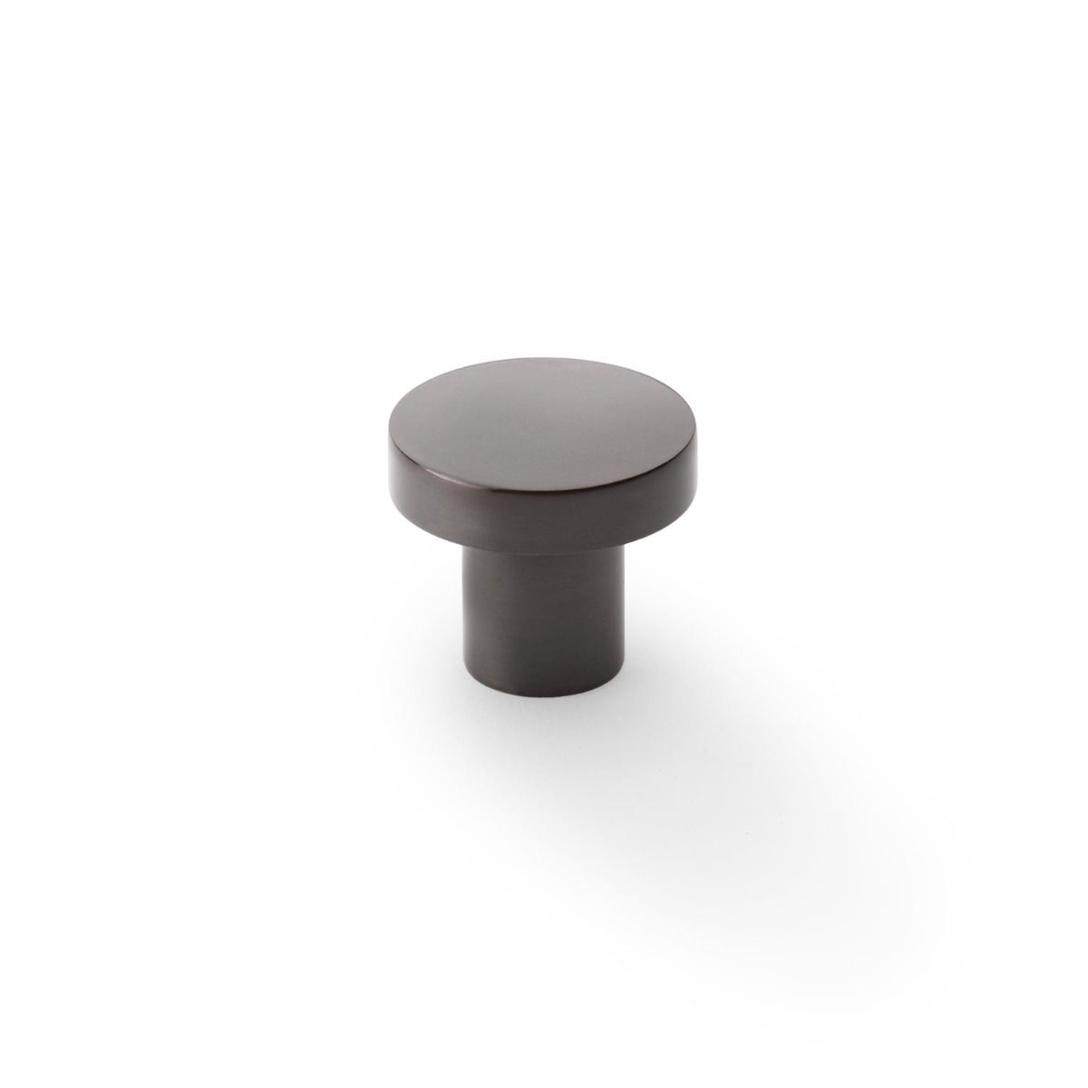 Alexander & Wilks Hanover Cupboard Knob Plain Surface On Face Of Knob AW821-38-DBZ Dark Bronze