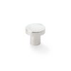 Alexander & Wilks Hanover Cupboard Knob Plain Surface On Face Of Knob AW821-38-PN Polished Nickel