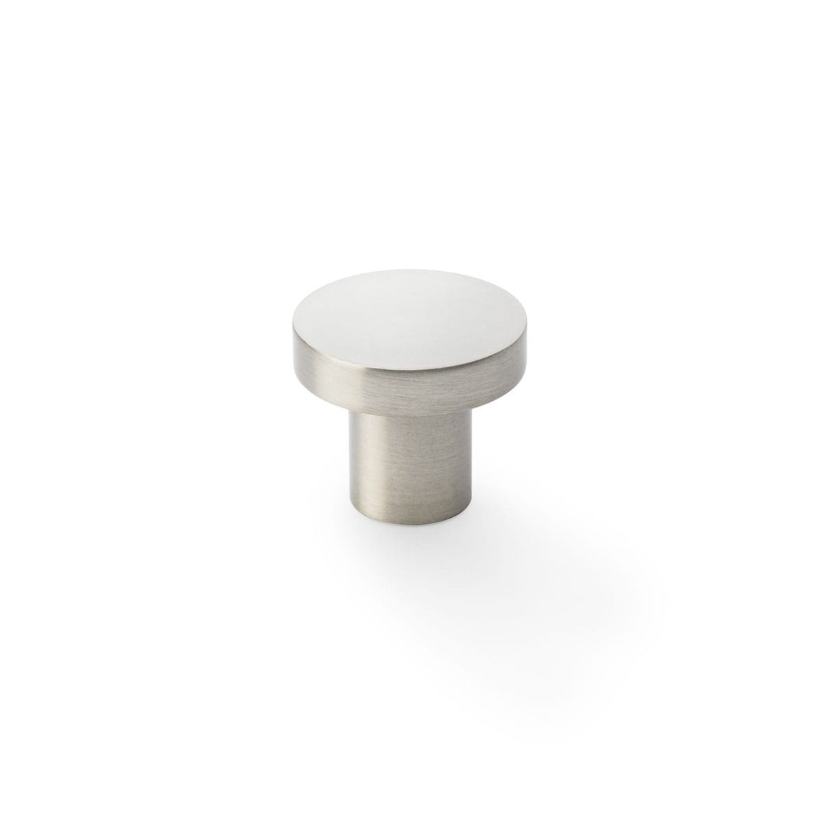 Alexander & Wilks Hanover Cupboard Knob Plain Surface On Face Of Knob AW821-38-SN Satin Nickel