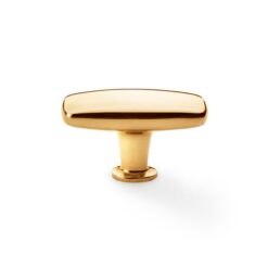 Alexander And Wilks Plain Soap Dish Knob Small 47mm Burnished Brass AW822-47-BB