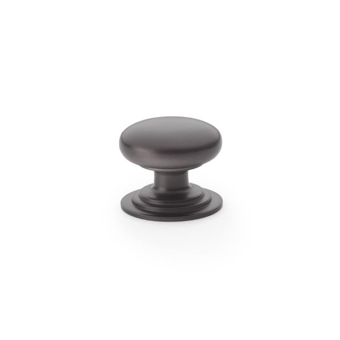 Alexander And Wilks 32mm Rnd Cup Knob Integral Stepped Rose Dark Bronze AW825-32-DBZ