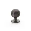 Alexander & Wilks Caesar Cupboard Knob 32Mm On Round Rose AW832-32-DBZPVD Dark Bronze Pvd