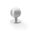 Alexander & Wilks Caesar Cupboard Knob 25Mm On Round Rose AW832-25-SC Satin Chrome