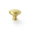Alexander And Wilks Wade Round Cabinet Knob 38mm Satin Brass AW836-38-SB