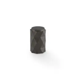 Diamond Cut Cylinder Cabinet Knob