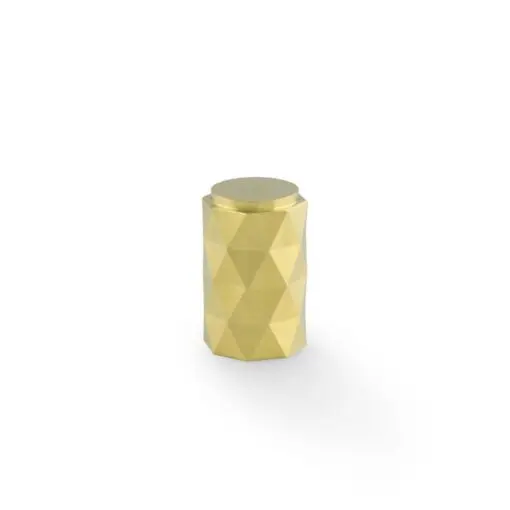 Diamond Cut Cylinder Cabinet Knob