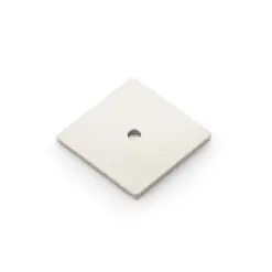 Alexander And Wilks Quantock Square Backplate AW893-38-PN Polished Nickel