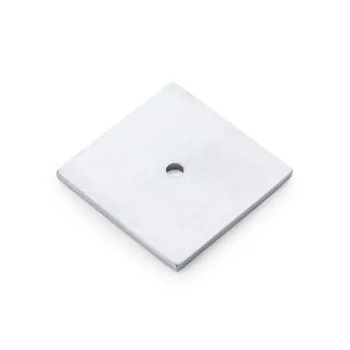 Alexander And Wilks Bullion Square Backplate - 45Mm AW894-45-SC Satin Chrome
