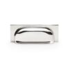 Alexander And Wilks Quantock Cup Pull Handle 40mm C/C Polished Nickel AW907PN