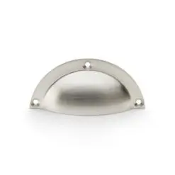 Alexander And Wilks Raoul Cup Pull Face Fix 97mm Satin Nickel AW910SN