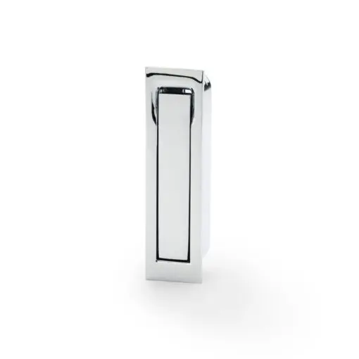 Alexander And Wilks Sliding Door Edge Pull Square Polished Chrome AW990PC