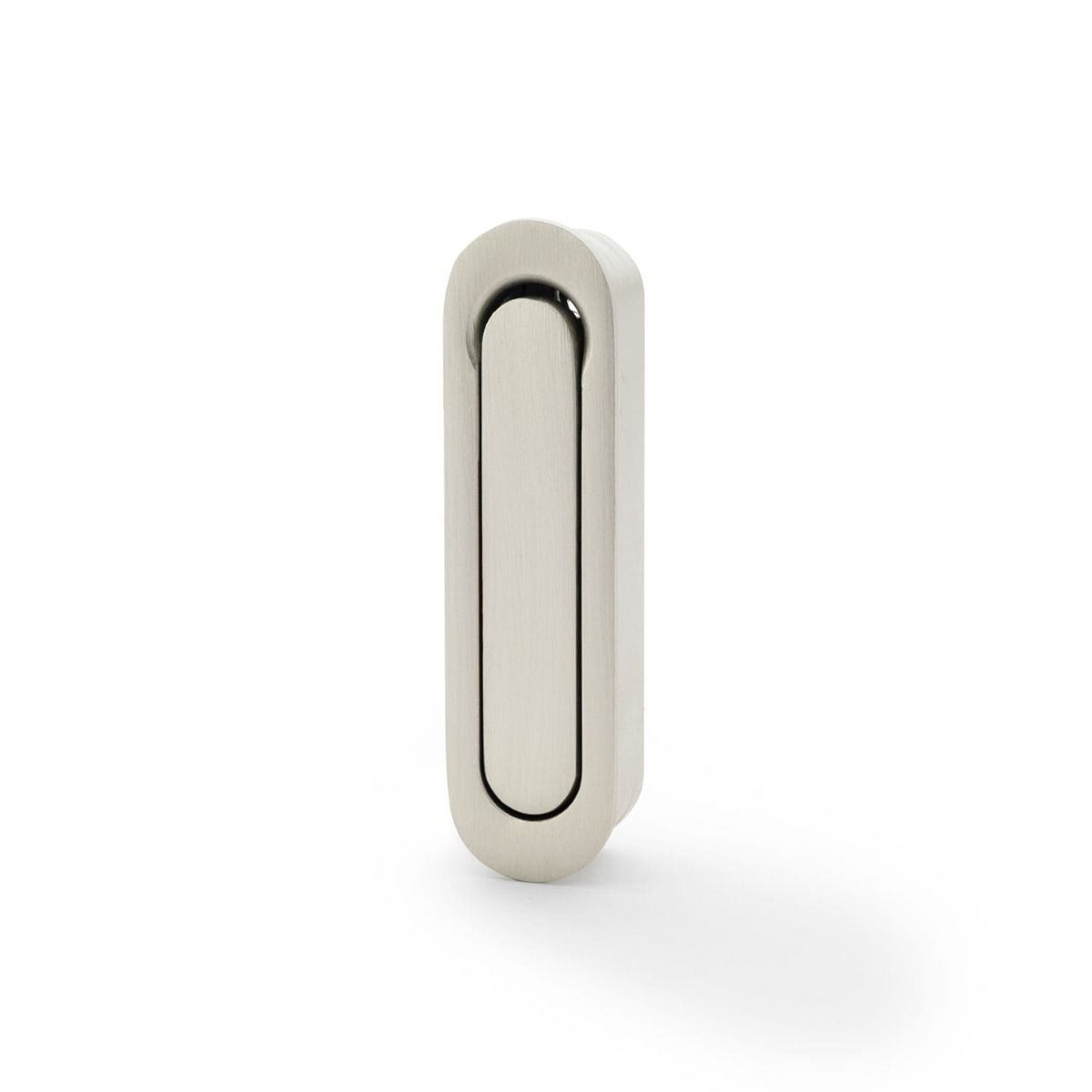 Alexander And Wilks Sliding Door Edge Pull Radius Satin Nickel AW991SN