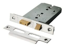 CARLISLE BRASS - BHSS5050BSS EASI - T HORIZONTAL BATHROOM LOCK 127MM